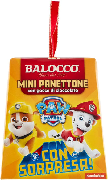 Balocco Mini Panettone Panettoncino Paw Patrol con Sorpresa, 80g